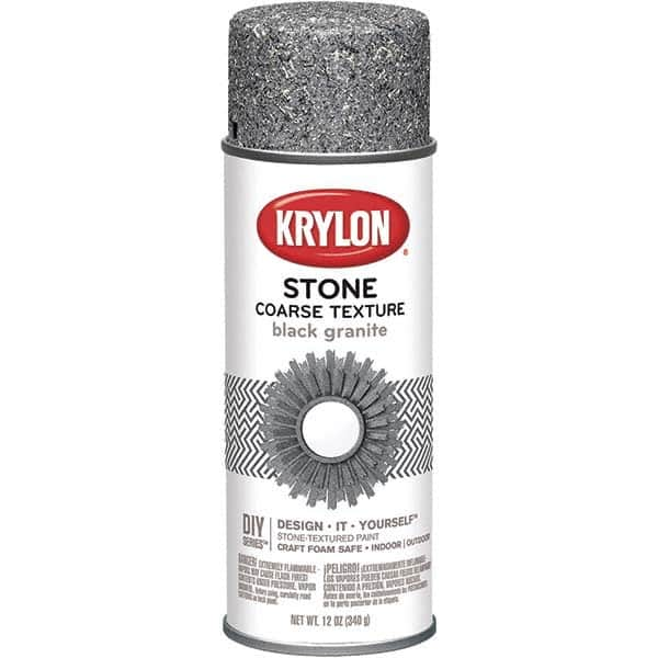 Krylon - Black Granite, Textured, Craft Paint Spray Paint - 12 oz Container - A1 Tooling