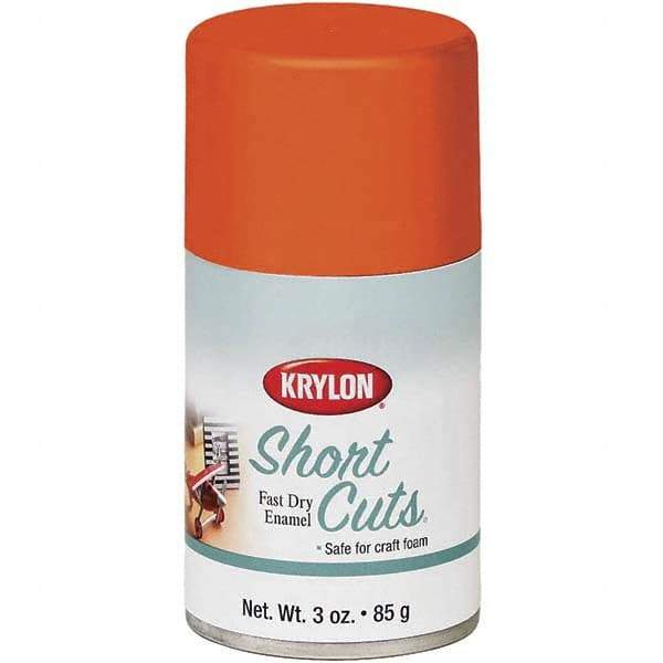 Krylon - Glow Orange, Gloss, Enamel Spray Paint - 3 oz Container - A1 Tooling