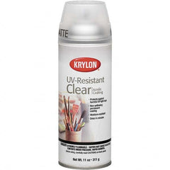 Krylon - Clear, Matte, UV Resistant Spray Paint - 11 oz Container - A1 Tooling