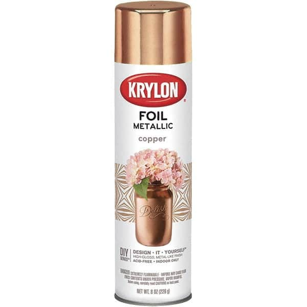 Krylon - Copper Foil (Color), Gloss, Metallic Spray Paint - 8 oz Container - A1 Tooling