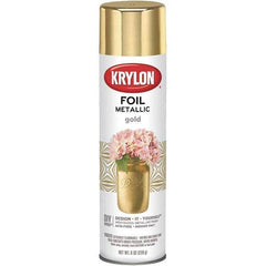 Krylon - Gold Foil, Gloss, Metallic Spray Paint - 8 oz Container - A1 Tooling