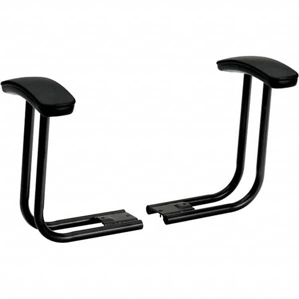 Hon - Black Adjustable T-Pad Arms - For HON ComforTask Series Swivel Task Chairs - A1 Tooling