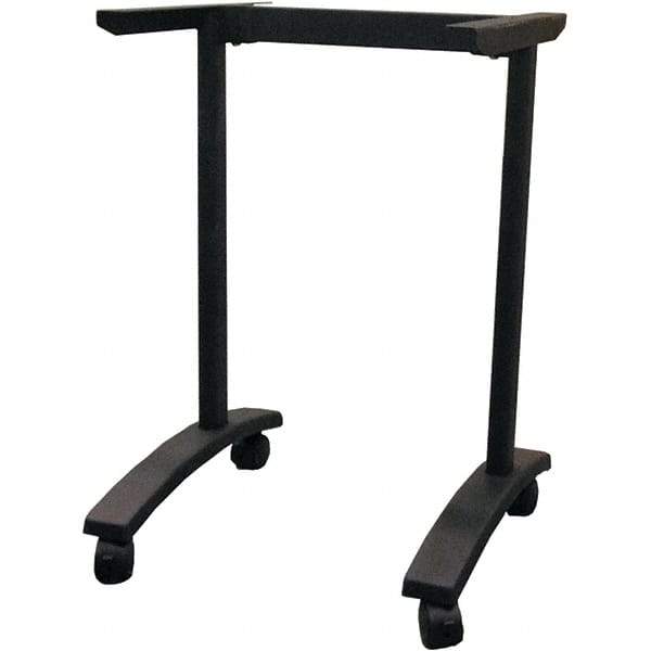 ALERA - 19-3/4" Long x 24-1/2" Wide x 28.38" High Stationary Training Table - Black, Steel - A1 Tooling