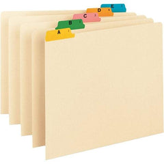 SMEAD - 8-1/2 x 11" 25 Tabs, Unpunched, Preprinted Numeric Divider - Blue, Yellow, Green Tabs, Manila Folder - A1 Tooling