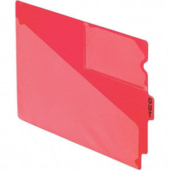 Pendaflex - 8-1/2 x 11" 50 Tabs, Unpunched, End Tab Out Guides with Pockets - Red - A1 Tooling