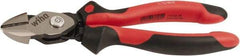 Wiha - 8" OAL, 0.138" Capacity, Cutting Pliers - 0.9" Jaw Length x 0.9" Jaw Width, Soft Grip Handle - A1 Tooling