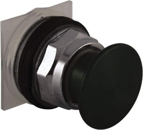 Schneider Electric - 30mm Mount Hole, Extended Mushroom Head, Pushbutton Switch Only - Round, Green Pushbutton, Nonilluminated, Momentary (MO) - A1 Tooling