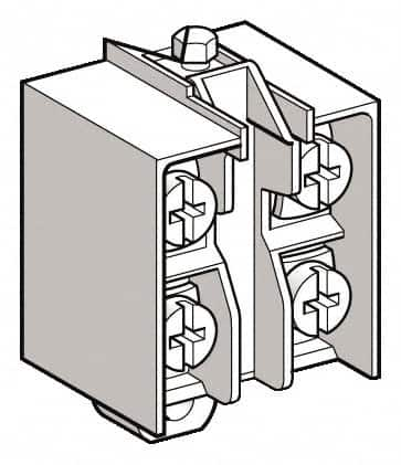 Telemecanique Sensors - 2NC, 3 Amp, Electrical Switch Contact Block - 240 VAC, For Use with ZCD27, ZCKJ7, ZCKJ7D, ZCKL7, ZCKM7, ZCKS7, ZCP27 - A1 Tooling