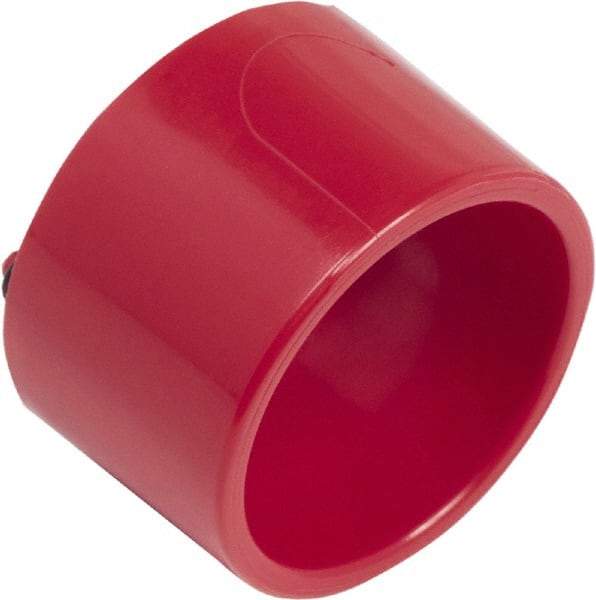 Schneider Electric - Extended Mushroom Head Pushbutton Switch Guard - Red, Round Button, Nonilluminated - A1 Tooling