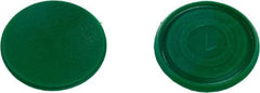 Schneider Electric - Pushbutton Switch Color Insert - Green, Round Button, Nonilluminated - A1 Tooling