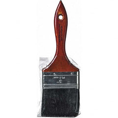 Rubberset - 3" Flat Hog Chip Brush - Wood Beavertail Handle - A1 Tooling