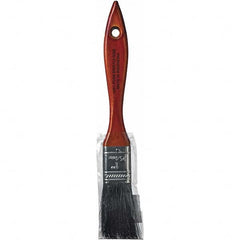 Rubberset - 1" Flat Hog Chip Brush - Wood Beavertail Handle - A1 Tooling