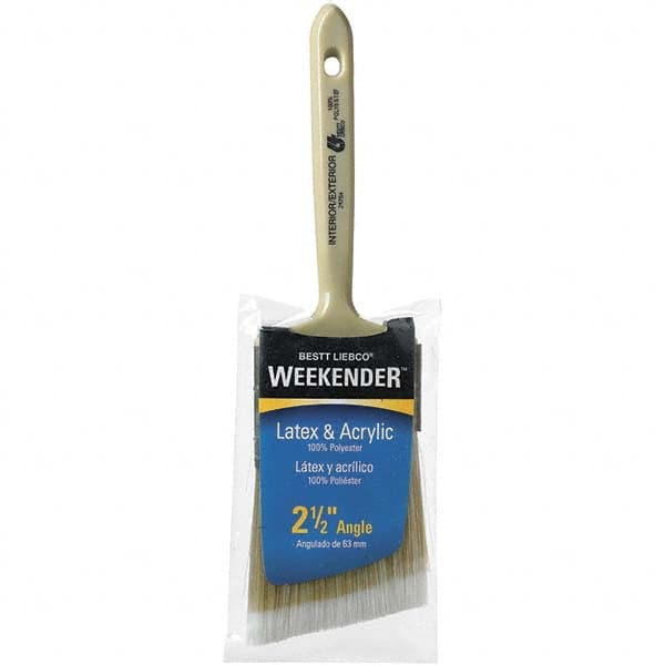 Bestt-Liebco - 2-1/2" Angled Synthetic Sash Brush - Wood Short Handle - A1 Tooling