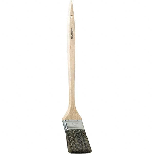 Bestt-Liebco - 16" Angled Hog Bent Radiator Brush - Wood Bent Radiator Handle - A1 Tooling