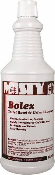 Misty - 32 oz Bottle Liquid Toilet Bowl Cleaner - Wintergreen Scent, Nonacidic, Toilets - A1 Tooling