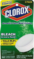 Clorox - 3.5 oz Tablet Solid Toilet Bowl Cleaner - Unscented Scent, Disinfectant, Bathroom Surfaces - A1 Tooling