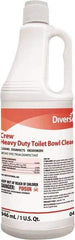 Diversey - 32 oz Squeeze Bottle Liquid Toilet Bowl Cleaner - Mint Scent, Nonacidic, Toilets - A1 Tooling