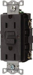 Hubbell Wiring Device-Kellems - 1 Phase, 5-15R NEMA, 125 VAC, 15 Amp, GFCI Receptacle - 2 Pole, Back and Side Wiring, Commercial Grade - A1 Tooling