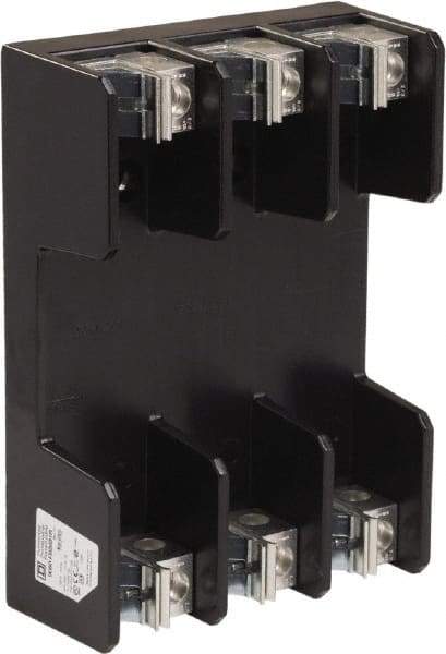 Square D - 3 Pole, 600 Volt, 100 Amp, Surface Mount Fuse Holder - Compatible with R Class Fuse - A1 Tooling