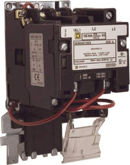 Square D - 110 Coil VAC at 50 Hz, 120 Coil VAC at 60 Hz, 9 Amp, Nonreversible Open Enclosure NEMA Motor Starter - 2 hp at 1 Phase - A1 Tooling