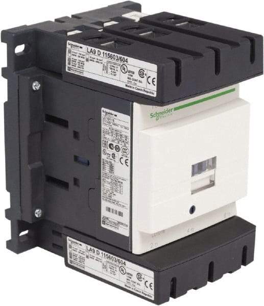 Schneider Electric - 3 Pole, 125 Coil VDC, 115 Amp at 440 VAC, Nonreversible IEC Contactor - Bureau Veritas, CCC, CSA, CSA C22.2 No. 14, DNV, EN/IEC 60947-4-1, EN/IEC 60947-5-1, GL, GOST, LROS, RINA, RoHS Compliant, UL 508, UL Listed - A1 Tooling