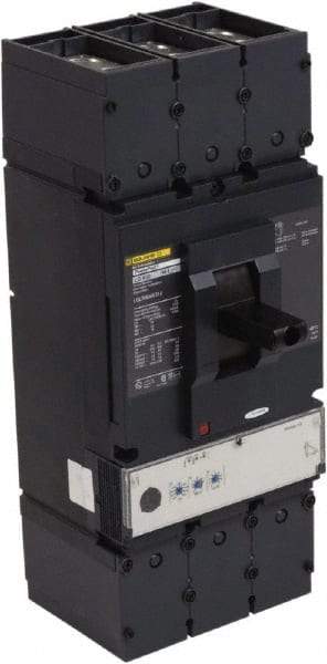 Square D - 600 Amp, 600 VAC, 3 Pole, Panel Mount Molded Case Circuit Breaker - Electronic Trip, Multiple Breaking Capacity Ratings, 2 AWG - A1 Tooling