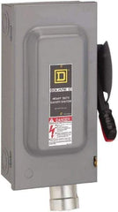 Square D - 60 Amp, 600 VAC, 3 Pole Fused Safety Switch - NEMA 12, 50 hp at 600 VAC (Triple Phase) - A1 Tooling