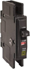 Square D - 30 Amp, 120/240 VAC, 1 Pole, DIN Rail Mounted, Flush Mount, Surface Mount Miniature Circuit Breaker - Thermal Magnetic Trip, 10 kA at 120/240 VAC Breaking Capacity, 14-2 (Aluminum), 14-2 (Copper) AWG, 74mm Deep x 103mm High x 19mm Wide - A1 Tooling