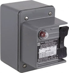 Square D - 1 Pole, 16 Amp, NEMA, Enclosed Toggle Manual Motor Starter - 1 hp at 115 VAC, 1 hp at 230 VAC, 1 hp at 277 VAC, CE, CSA, NEMA 4 & UL Listed - A1 Tooling