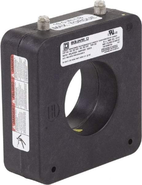 Square D - 1000 Amp AC Input, 5 Amp AC Output, Panel Meter Donut Current Transformer - Screw Terminal - A1 Tooling