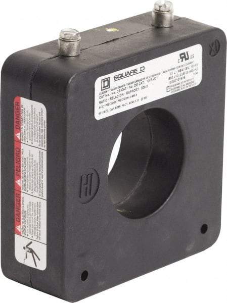 Square D - 300 Amp AC Input, 5 Amp AC Output, Panel Meter Donut Current Transformer - Screw Terminal - A1 Tooling