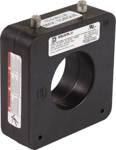 Square D - 800 Amp AC Input, 5 Amp AC Output, Panel Meter Donut Current Transformer - Screw Terminal - A1 Tooling