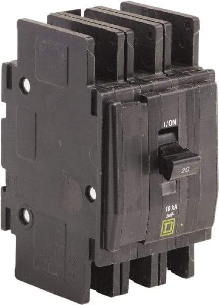 Square D - 20 Amp, 240 VAC, 3 Pole, Panel Mount Miniature Circuit Breaker - A1 Tooling