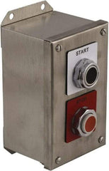 Schneider Electric - 2 Operator, Projecting Pushbutton Control Station - Start, Stop (Legend), Momentary Switch, 1NO/2NC Contact, NEMA 13, 3, 4 - A1 Tooling