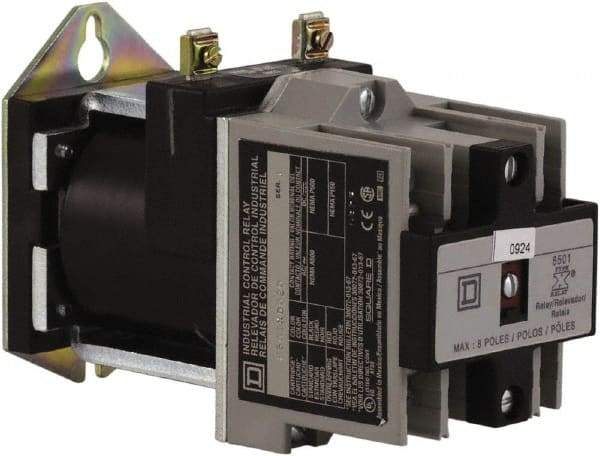 Square D - 2NO, 600 VAC Control Relay - Panel Mount - A1 Tooling