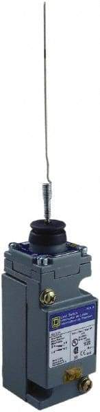 Square D - DPDT, 2NC/2NO, 600 Volt Screw Terminal, Cat Whisker Actuator, General Purpose Limit Switch - 1, 2, 4, 6, 12, 13, 6P NEMA Rating, IP67 IPR Rating - A1 Tooling