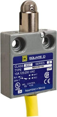 Square D - SPDT, NC/NO, 240 VAC, Prewired Terminal, Roller Plunger Actuator, General Purpose Limit Switch - 1 NEMA Rating, IP20 IPR Rating, 18 Ounce Operating Force - A1 Tooling