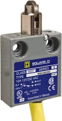 Square D - SPDT, NC/NO, 240 VAC, Prewired Terminal, Roller Plunger Actuator, General Purpose Limit Switch - 1, 2, 4, 6, 6P NEMA Rating, IP67 IPR Rating, 80 Ounce Operating Force - A1 Tooling