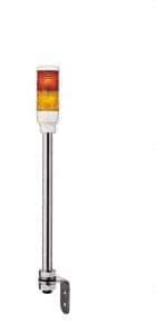 Schneider Electric - LED Lamp, Orange, Red, Steady, Preassembled Stackable Tower Light Module Unit - 24 VAC/VDC, 50 Milliamp, IP23, IP54 Ingress Rating, Pipe Mount - A1 Tooling