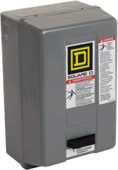 Square D - 110 Coil VAC at 50 Hz, 120 Coil VAC at 60 Hz, 9 Amp, Nonreversible Enclosed Enclosure NEMA Motor Starter - 1/3 hp at 1 Phase, 1 Enclosure Rating - A1 Tooling