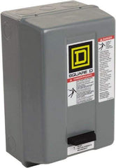 Square D - 110 Coil VAC at 50 Hz, 120 Coil VAC at 60 Hz, 9 Amp, Nonreversible Enclosed Enclosure NEMA Motor Starter - 1 hp at 1 Phase, 1 Enclosure Rating - A1 Tooling