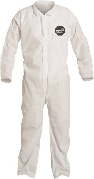 Dupont - 25-Pack Size XL Film Laminate General Purpose Coveralls - Exact Industrial Supply