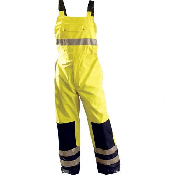 OccuNomix - Size S Hi-Viz Yellow Waterproof Bib Overall - A1 Tooling