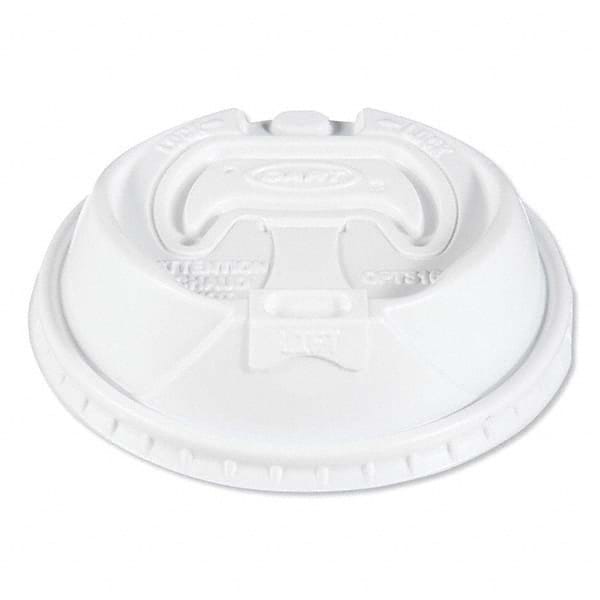 DART - Optima Reclosable Lids for Paper Hot Cups for 10-24 oz Cups, White, 1000/Carton - A1 Tooling