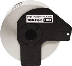 Brother - 4" Wide x 4" Long, White Paper Shipping Label - For Label Maker - A1 Tooling