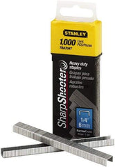 Stanley Bostitch - 1/4" Leg Length, Steel Staple Gun Staples - 80 Sheet Capacity, For Use with Stanley TR150 - A1 Tooling