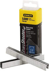 Stanley Bostitch - 1/2" Leg Length, Steel Staple Gun Staples - 80 Sheet Capacity, For Use with Stanley TR150 - A1 Tooling