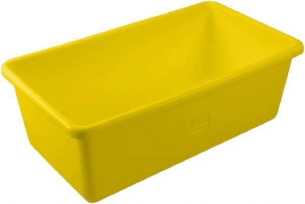 Remco - 149 Gal, 500 Lb Load Capacity Yellow Polyethylene Tote Container - Nesting, 46.8" Long x 26-1/2" Wide x 16.9" High - A1 Tooling