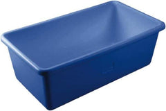 Remco - 149 Gal, 500 Lb Load Capacity Blue Polyethylene Tote Container - Nesting, 46.8" Long x 26-1/2" Wide x 16.9" High - A1 Tooling