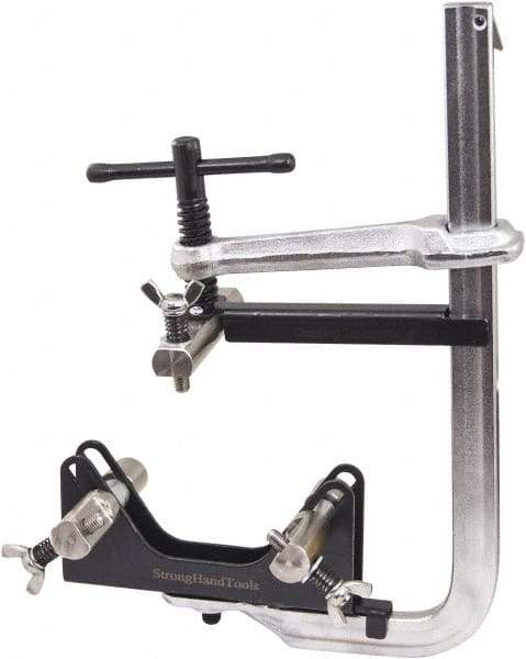 Strong Hand Tools - 3-1/2" Throat Depth, 5-1/2" Max Capacity, Standard Sliding Arm Clamp - 5 Lb Clamping Pressure - A1 Tooling